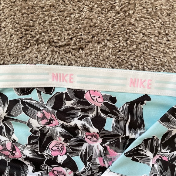 NIKE FLORAL PRINT PATTERN WOMENS TRACK JACKET SIZE XL FULL ZIP BLUE BLACK PINK N - Picture 3 of 8